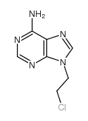 9-(2-氯乙基)-9H-嘌呤-6-胺结构式