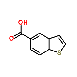 1-Benzothiophene-5-carboxylic acid Structure