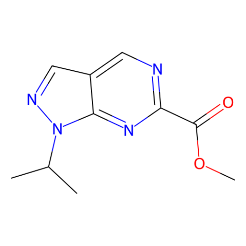 methyl 1-isopropylpyrazolo[3,4-d]pyrimidine-6-carboxylate Structure