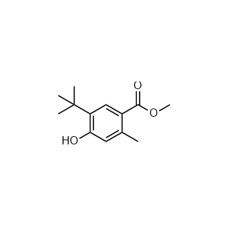 Methyl 5-(tert-Butyl)-4-hydroxy-2-methylbenzoate picture