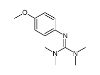 2-(4-methoxyphenyl)-1,1,3,3-tetramethylguanidine Structure