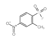 Benzenesulfonylfluoride, 2-methyl-4-nitro- structure