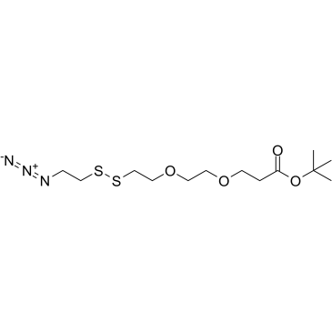 Azidoethyl-SS-PEG2-Boc图片