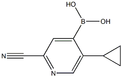 5-(Cyclopropyl)-2-cyanopyridine-4-boronic acid图片