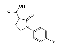 1-(4-溴苯基)-2-氧代吡咯烷-3-羧酸图片