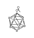 1-acetoxy-1.2-dicarba-closo-dodecaborane(12) Structure