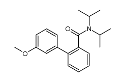 N,N-diisopropyl-3'-methoxy-[1,1'-biphenyl]-2-carboxamide结构式