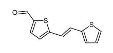 5-(2-thiophen-2-ylethenyl)thiophene-2-carbaldehyde Structure