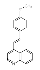 Quinoline,4-[2-[4-(methylthio)phenyl]ethenyl]- picture