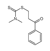 Dimethyldithiocarbamic acid 3-oxo-3-phenylpropyl ester结构式