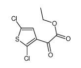 ETHYL (2,5-DICHLOROTHIEN-3-YL)(OXO)ACETATE结构式