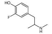 2-fluoro-4-[2-(methylamino)propyl]phenol Structure