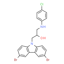 1-(4-chloroanilino)-3-(3,6-dibromo-9H-carbazol-9-yl)-2-propanol picture