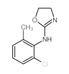 2-(2-Chloro-6-methylanilino)-2-oxazoline structure