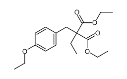 diethyl 2-[(4-ethoxyphenyl)methyl]-2-ethylpropanedioate Structure