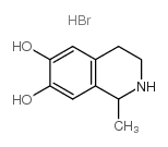 6,7-DIHYDROXY-1-METHYL-1,2,3,4-TETRAHYDROISOQUINOLINE HYDROBROMIDE Structure