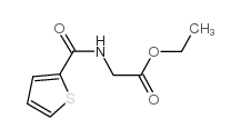 Ethyl 2-[(2-thienylcarbonyl)amino]acetate Structure