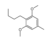 2-butyl-1,3-dimethoxy-5-methylbenzene结构式