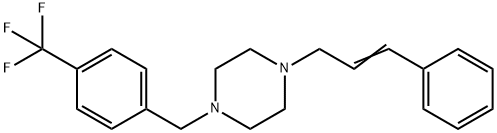 1-[(2E)-3-phenylprop-2-en-1-yl]-4-[4-(trifluoromethyl)benzyl]piperazine picture