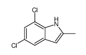 5,7-dichloro-2-methyl-1H-indole structure