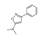 dimethyl-(3-phenyl-isoxazol-5-yl)-amine Structure