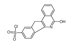 5-oxo-6,11-dihydroindeno[1,2-c]isoquinoline-9-sulfonyl chloride Structure