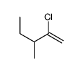 2-chloro-3-methylpent-1-ene Structure