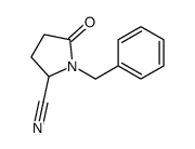 1-benzyl-5-oxopyrrolidine-2-carbonitrile Structure