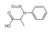 N-nitroso-N-phenyl-DL-alanine结构式