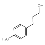 Benzenepropanol,4-methyl- structure