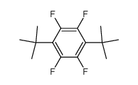 1,4-Bis-tert-butyl-tetrafluorbenzol Structure