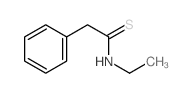 N-ethyl-2-phenyl-ethanethioamide Structure