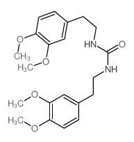 1,3-bis[2-(3,4-dimethoxyphenyl)ethyl]urea Structure