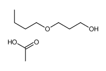 acetic acid,3-butoxypropan-1-ol Structure