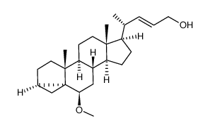 (22E)-6β-Methoxy-3α,5-cyclo-5α-chol-22-en-24-ol picture