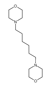 1,6-dimorpholino-hexane Structure