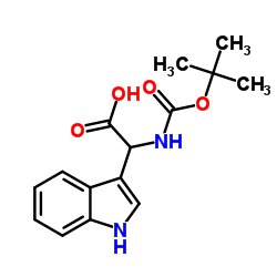 N-BOC-(3-INDOLE)GLYCINE Structure