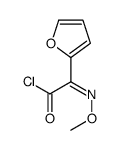 (Z)-alpha-(甲氧基亚氨基)呋喃-2-乙酰氯结构式