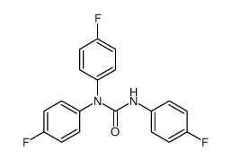 1,1,3-tris(4-fluorophenyl)urea Structure