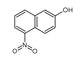 5-Nitro-2-naphthol Structure