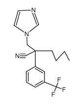 2-imidazol-1-ylmethyl-2-(3-trifluoromethyl-phenyl)-hexanenitrile结构式