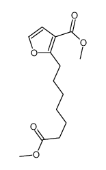 methyl 2-(7-methoxy-7-oxoheptyl)furan-3-carboxylate Structure