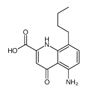 5-amino-8-butyl-4-oxo-1H-quinoline-2-carboxylic acid Structure