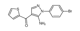 (5-AMINO-1-(4-BROMOPHENYL)-1H-PYRAZOL-4-YL)(THIOPHEN-2-YL)METHANONE picture