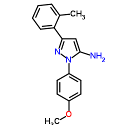 1-(4-METHOXYPHENYL)-3-O-TOLYL-1H-PYRAZOL-5-AMINE picture