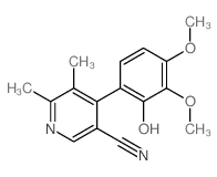 (4Z)-4-(4,5-dimethoxy-6-oxo-1-cyclohexa-2,4-dienylidene)-5,6-dimethyl-1H-pyridine-3-carbonitrile Structure