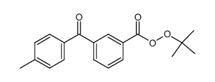 tert-butyl 3-(4'-methylbenzoyl)perbenzoate结构式