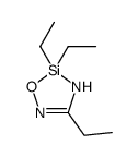 2,2,4-triethyl-5H-1,3,5,2-oxadiazasilole Structure