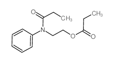 2-(phenyl-propanoyl-amino)ethyl propanoate结构式