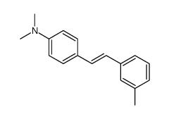 N,N,3'-Trimethyl-4-stilbenamine Structure